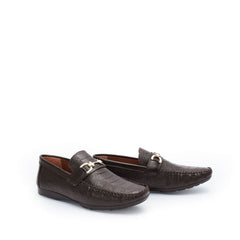 Leather Crocodile Brown-5016