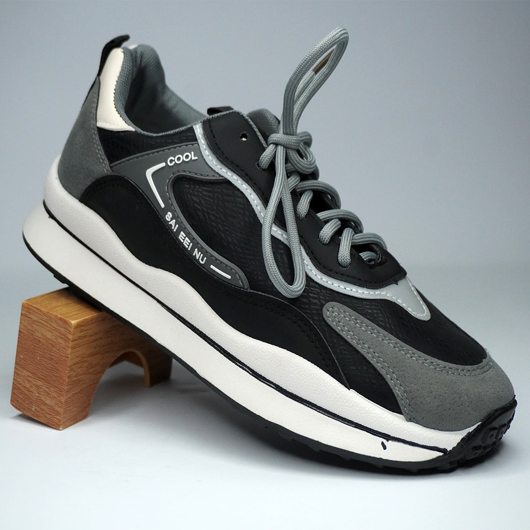 Gray & Black Sneaker  SNK-008/2025.09