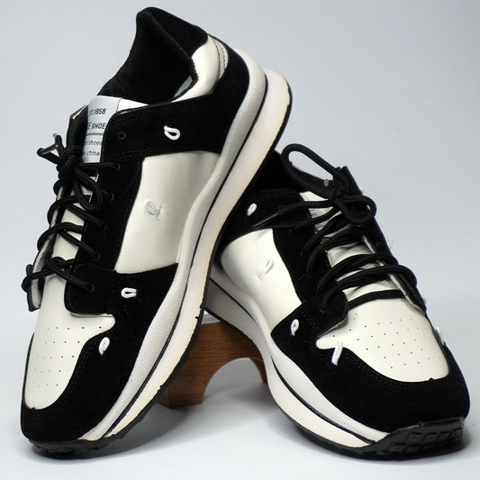 Men Premium Black & White Sneaker  SNK-007/Inflex-2025.07