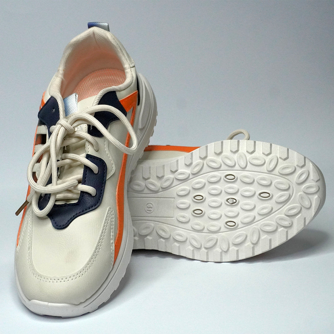 Orange & White Sneaker  SNK-004/2025.06