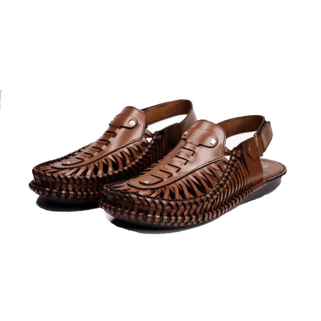 Leather Kolhapuri Sandal-1007