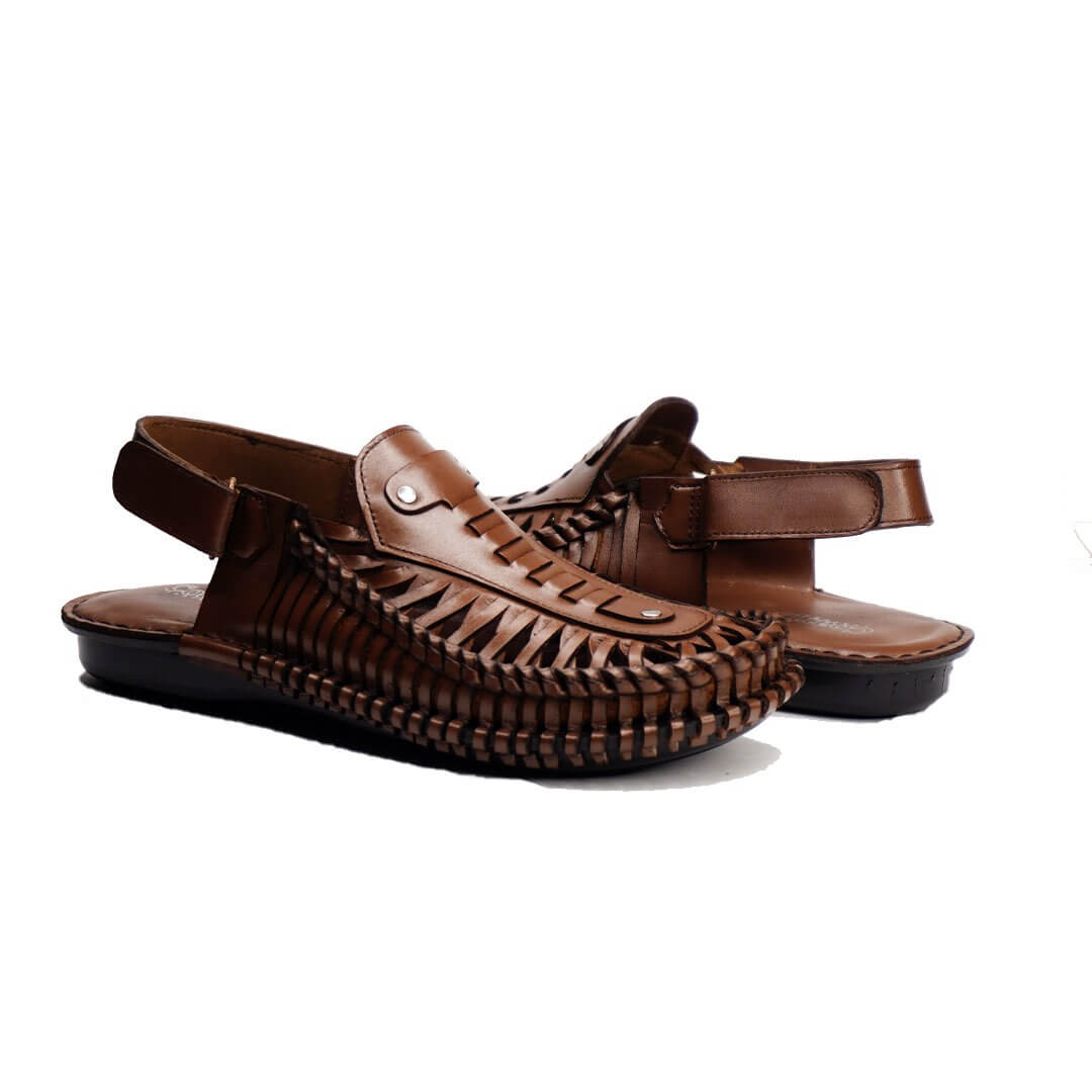 Leather Kolhapuri Sandal-1007