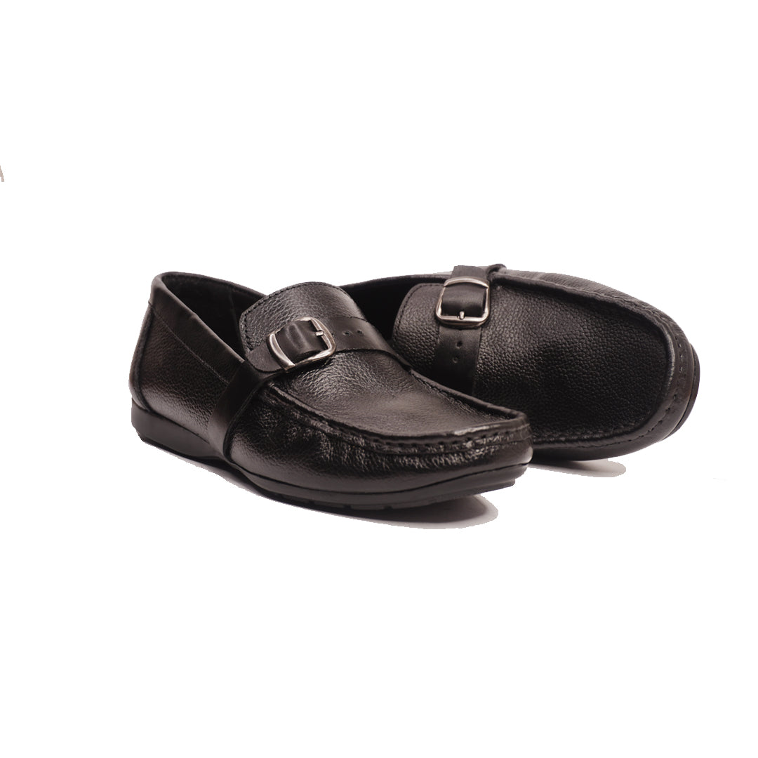 Men's Side Buckle Loafers-5012