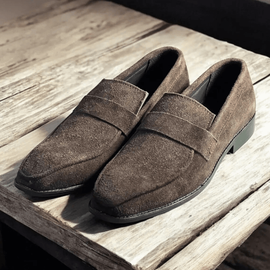 Brown suede 012