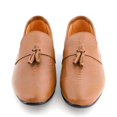 Embossed with Tassel Mrd-2010 -Italian wax polished finish