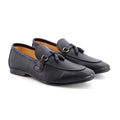 Formal blk-2019 - Black leather moccasins