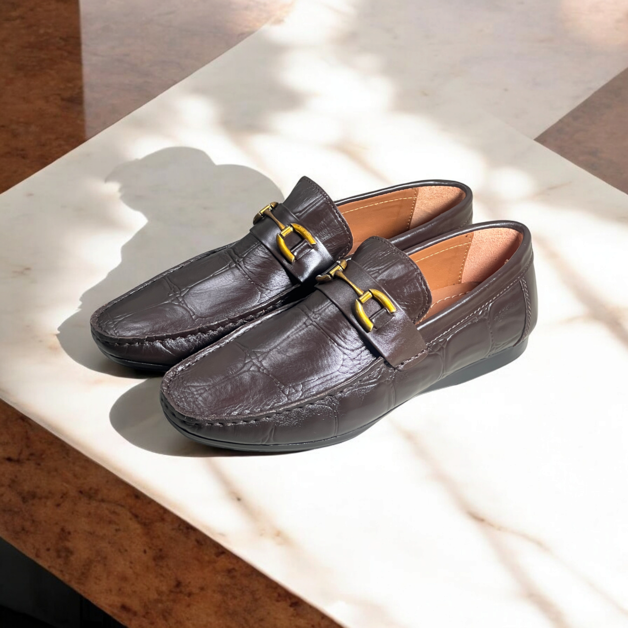 leather Loafers-5017