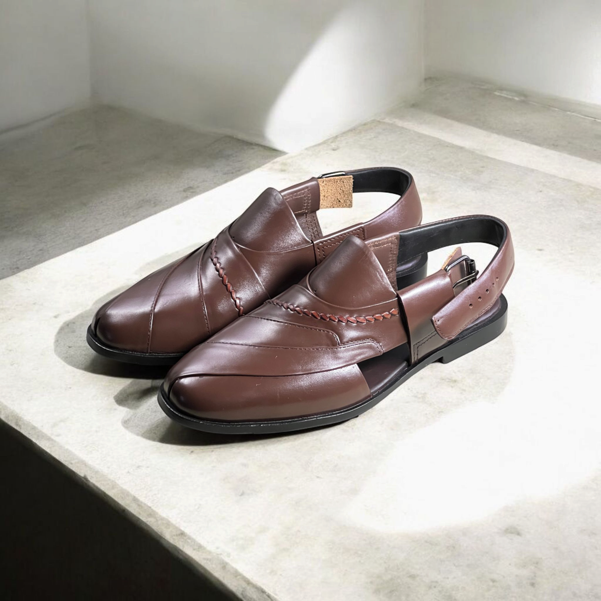 Embosed Peshawari Chappal-1009