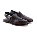 Regal Cut Pashwari 1003 by Coarix Leather – premium handmade brown Peshawari sandals 