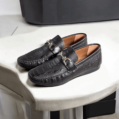 Leather Crocodile Brown-5016