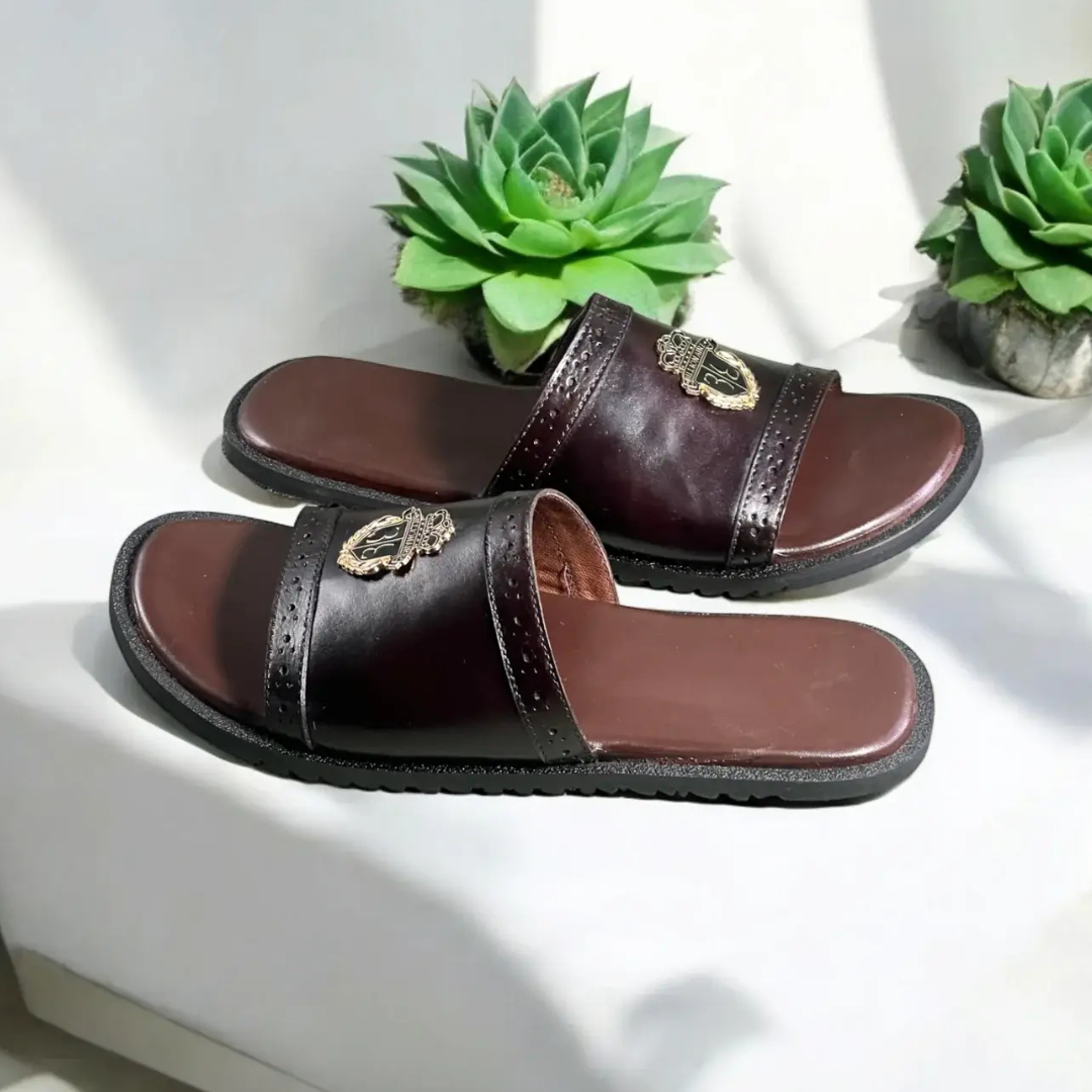 Slipper Brown-3002