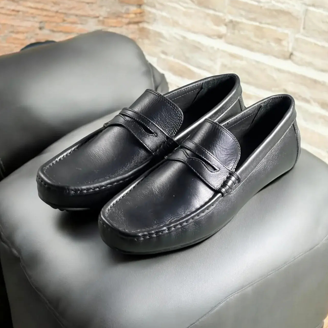 Leather Cherry Loafers-1165