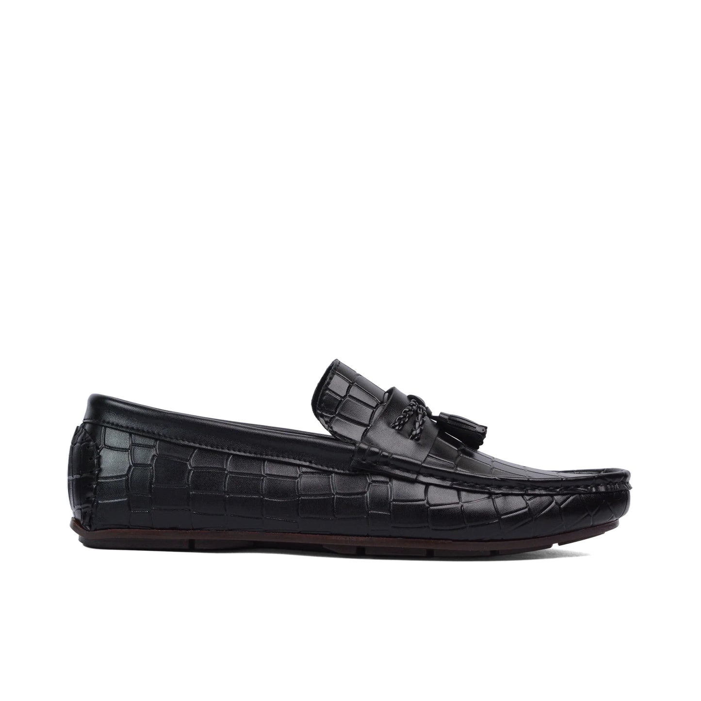 Black Crocodile Embossed-5009