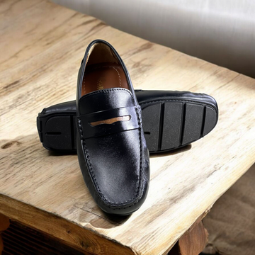 Blk Stylish Loafers-5018