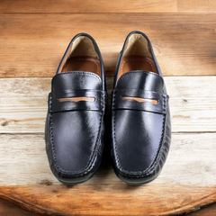 Blk Stylish Loafers-5018