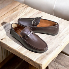 Brn Buckle Laofers-5015