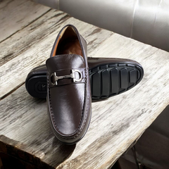 Brn Buckle Laofers-5015