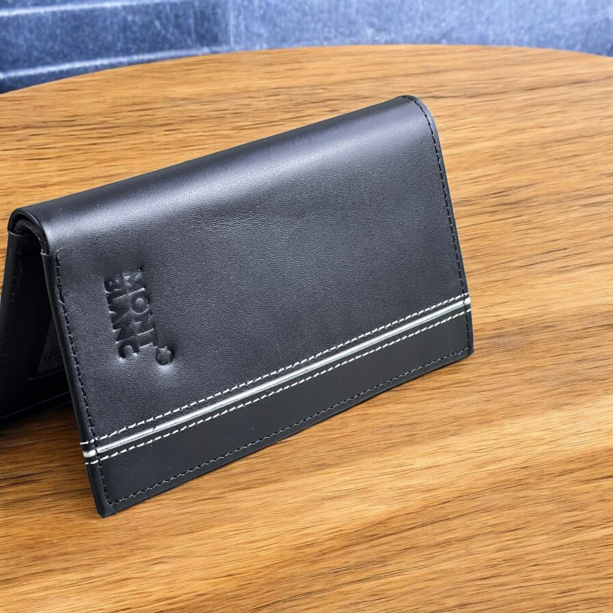 Stylish Purses with line blk-6006