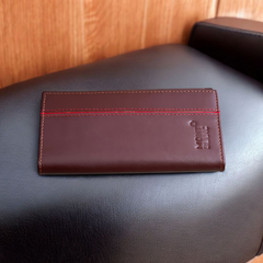 Stylish Purses with line Brn-6005